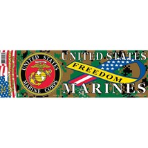 United States Marines Iraqi Freedom Bumper Sticker 3-1/4&quot;X9&quot; - $16.77
