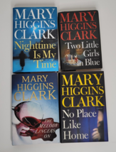 Mary Higgins Clark Lot Of 4 Hardcover Mystery Books Melody Lingers On No Place - £11.58 GBP