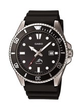 Casio Men&#39;s MDV106-1AV 200M Black Dive Watch. - £50.76 GBP