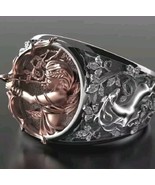 Goddess Diana The Huntress Ring Rose Gold Toned Size 11 - $12.95