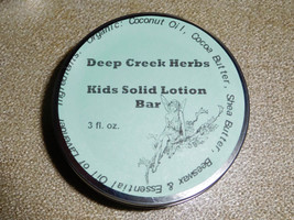 Deep Creek Herbs Solid Lotion Bar - Lavender (For Kids or Grownups) -  3... - £14.12 GBP
