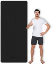 Yoga for Men and Women Extra Long and Wide 84&#39;&#39; x 32&#39;&#39; x 1 4 inch TPE Workout La - £72.41 GBP