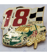 Bobby Labonte Interstate Battery #18 Nascar Checkered Flag Racing Hat Pin - £4.72 GBP