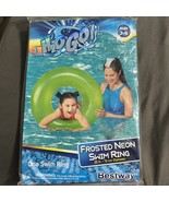 H2O Go! Bestway Frosted Neon Swim Ring 30 in. Green 3-6 Years Vacation - €8,54 EUR