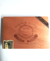 Jaime Garcia Robusto Empty Wood Cigar Box for Crafting, Wedding Decor, H... - $14.99
