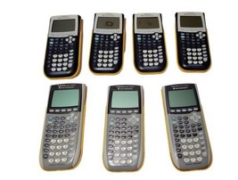 Lot of 7 TI-84 Plus &amp; TI-84 Silver Graphing Calculators For Parts/Repair... - $55.00