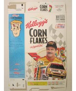 Kellogg&#39;s Cereal Box 18 oz CORN FLAKES 1997 Terry Labonte #5 Car CUT OUT... - £9.41 GBP
