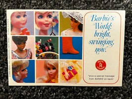 World Of Barbie Fashions Catalog - Vintage 1968 Mattel! - £11.41 GBP