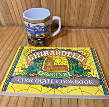 Vintage Ghirardelli Chocolate Company Octagon Coffee Mug Cup Chocolate C... - $21.00