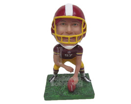 Custom Bobblehead Strong Football Player Ready To Kick Of The Game - Sports &amp; Ho - £66.33 GBP