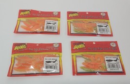 Lot Of 4 NIP Arkie Fishing Jigs Lures 10 Pack Pro 2.5XL Minnow Orange-Chartreuse - £7.03 GBP