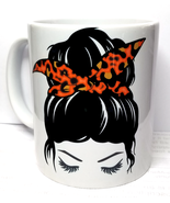 Designer 11oz Mug_Girl with Orange Bun - £14.16 GBP