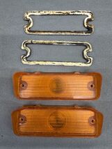 1966 Chevy Impala Park Lamp Light Turn Signal Lens Trim Parking Lenses B... - $66.66