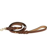 Shwann Heavy Duty Leather Braided Dog Leash, Brown 6ft x 3/4 &quot; Bulk Pack... - $199.45 CAD