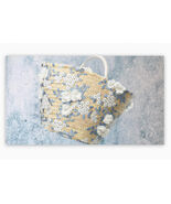 Tote Bag Caterina Bertini x Anthropologie Embellished Straw  New Exotic - €74,67 EUR