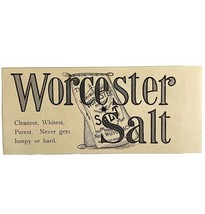 Worcester Salt 1894 Advertisement Victorian Baking Massachusetts ADBN1nn - $19.99