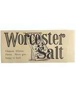 Worcester Salt 1894 Advertisement Victorian Baking Massachusetts ADBN1nn - $19.99