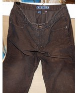 Drill Something Corduroy Mens Size 36 X 32 Pants Dk Brown USA 45% Cotton... - $446.47 MXN