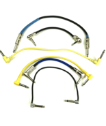 Lava Tightrope Lot of 6 Musical Instrument Cables Right Angle Plugs Patc... - $31.17 CAD