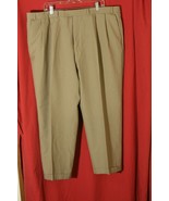 Joseph &amp; Feiss Men&#39;s Pleated Pants Slacks Trouser Beige 44 x 25.5 Big &amp; ... - €14,14 EUR