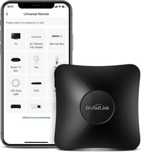 The Broadlink Ir/Rf Smart Home Hub-Wifi Ir/Rf Blaster For Home Automatio... - £45.50 GBP