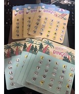 Beach Bingo Finger-Tip Shutter Bingo Cards with Sliding Windows Lot Of 9... - €17,10 EUR
