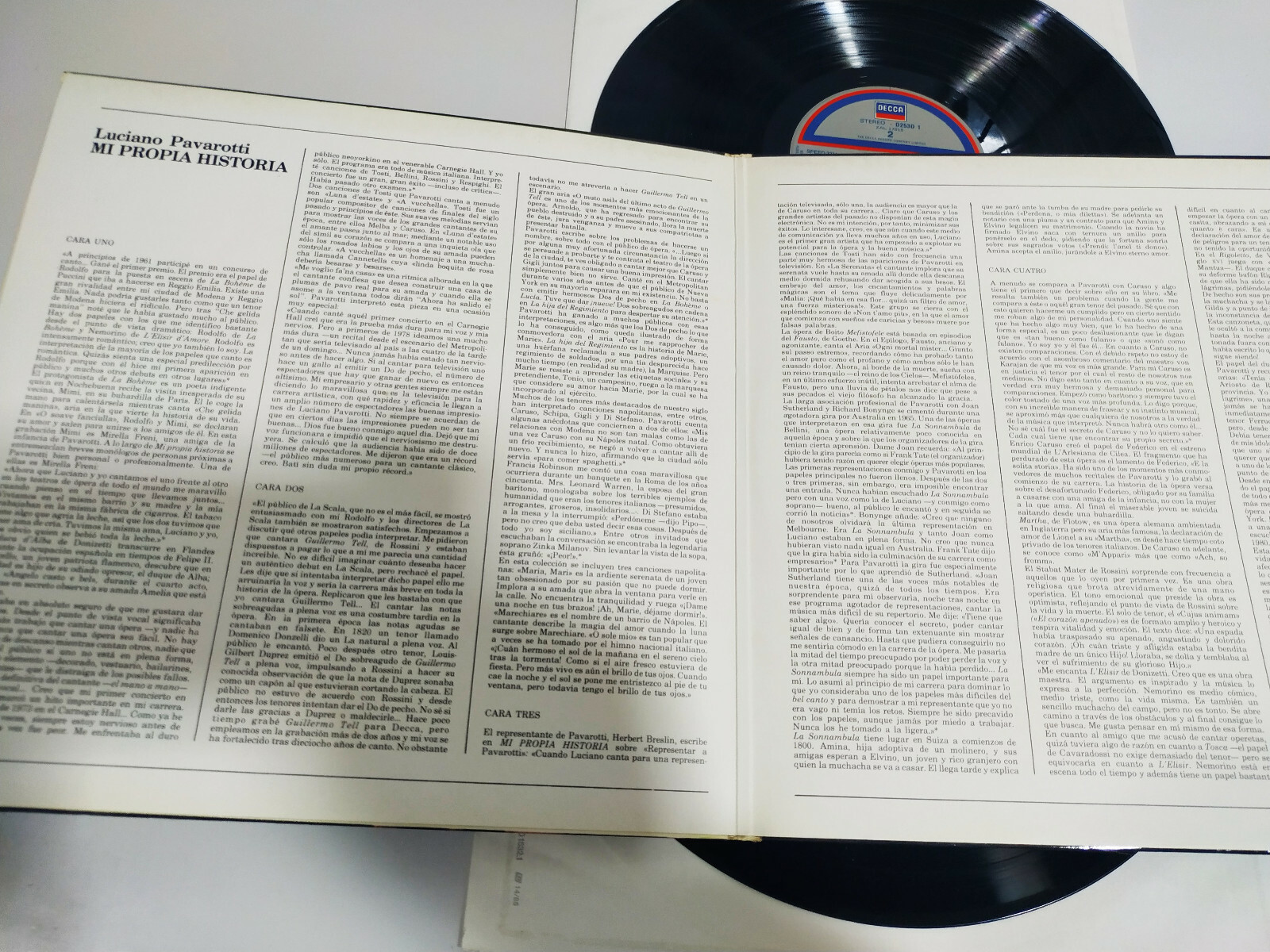 Pavarotti Mi Propre historia Decca 1971 - 2 X LP vinile 12 " VG/VG - 3T Item image 8