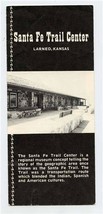 Santa Fe Trail Center Brochure Larned Kansas - £12.42 GBP