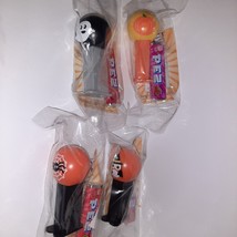 PEZ Halloween Mini 3&quot; Candy Dispensers Spider Owl Ghost Jack O Lantern SEALED - £6.33 GBP