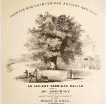 1952 Charter Oak American Ballad Plate Lithograph Print Currier &amp; Ives DWLL21 - $29.99