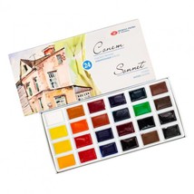 Sonnet Watercolour Paint Set | 24 Watercolour Paints in Pans | High Qual... - £27.89 GBP
