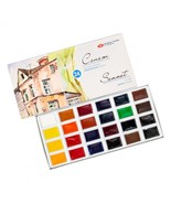 Sonnet Watercolour Paint Set | 24 Watercolour Paints in Pans | High Qual... - £27.86 GBP