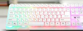 Zio Rainbow Korean English Keyboard USB Wired Membrane with Cover Skin Protector image 5