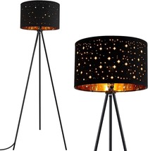 Tripod Floor Lamp Standing Modern Black Reading Tall Lighting Living Room LED - £68.34 GBP