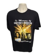 In Memory of Whitney Houston Queen of Pop Will Always Love Adult Black X... - $26.40