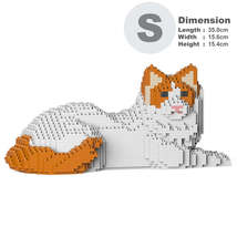 Ragdoll Cat Sculptures (JEKCA Lego Brick) DIY Kit - $80.00