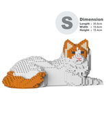 Ragdoll Cat Sculptures (JEKCA Lego Brick) DIY Kit - $1,765.86 MXN