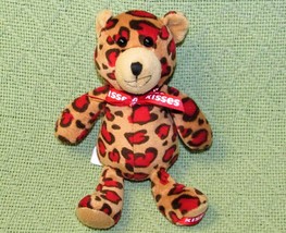 Galerie Hershey&#39;s Kisses Cougar Plush 7&quot; Stuffed Animal Red Satiny Ribbon - £7.07 GBP