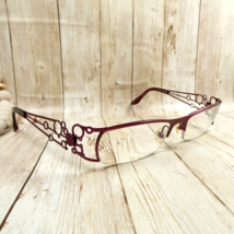 ProDesign Denmark Burgundy Metal Eyeglasses FRAMES 5111 C. 4021 52-18-132 Japan - $52.42