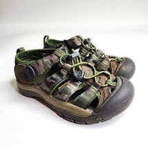 Keen Newport H2 Waterproof Hiking Sandals Youth Size 1 Green Camo - £23.42 GBP