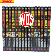 Battle Royale Manga Volume 1-15 (End) English Version Comic DHL Express ... - £174.83 GBP
