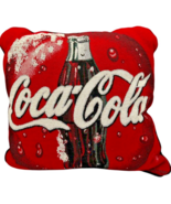 VTG Coca-Cola Coke Bottle Bubbles Tapestry 15 inch Throw Pillow - $15.76