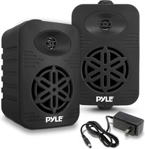 Pair Of Bluetooth Indoor Outdoor Speakers - 300 Watt Dual, Pdwrbt46Bk. - £102.85 GBP