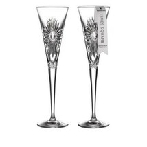 Waterford Crystal 2021 Happiness Flutes Pair Times Square New Years #1055459 NEW - £94.30 GBP