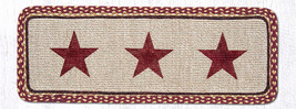 Earth Rugs WW-357 Burgundy Star Wicker Weave Table Runner 13&quot; x 36&quot; - $44.54