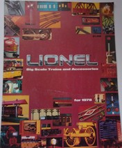 Vintage Lionel Big Scale Trains &amp; Accessories Collectors Catalog For 1978 - $113.85 MXN