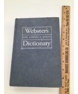 Websters New School &amp; Office Dictionary 1958 Hardcover Desk Reference Vi... - €8,49 EUR