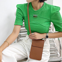 Mini Shoulder Crossbody Bags For Women Casual Solid Color Mobile Phone Bag Long - £9.42 GBP