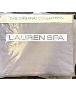 RALPH LAUREN SPA Organic Lavender Sunset Queen Flat Sheet  NEW 1ST QUALITY - £54.33 GBP