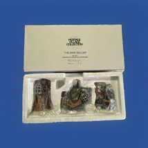 Dept 56 Dickens Village The Bird Seller set of 3, 5803-3 Retired w/Box &amp; Sleeve - $14.01